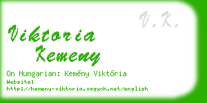 viktoria kemeny business card